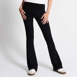 Classic High-Waisted Flared Dress Pants