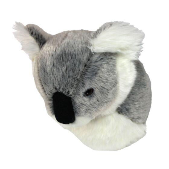 Tinka koalahuvud i plysch, väggdekoration 20 cm