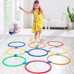 Happy Moves Mönstrade Hoppa Hage Ringar 10-pack