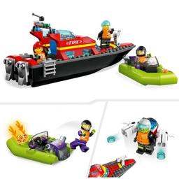 LEGO City 60373 Brandräddningsbåt Byggset