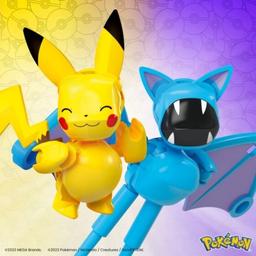 Mega Pokemon Pokeball 2-pack byggsats Pikachu Zubat