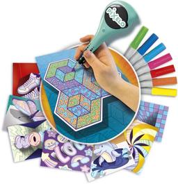 Pixelo 3D illusions målarset med elektronisk penna