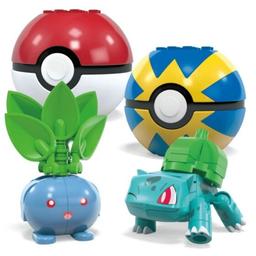 Mega Pokémon grästyp tränarteam byggsats, 118 klossar