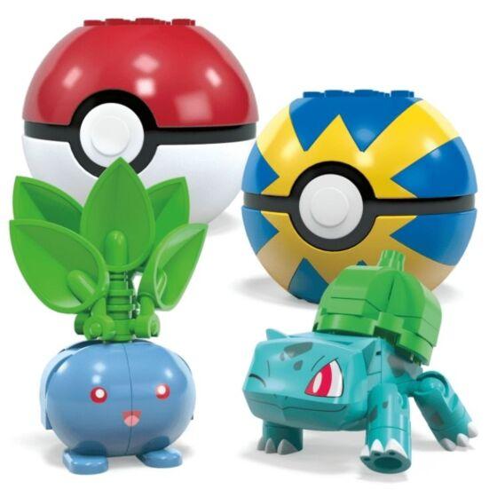 Mega Pokémon grästyp tränarteam byggsats, 118 klossar