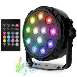 LED discolampa med inbyggd Bluetooth-högtalare