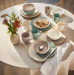 Servis 24 delar, färgglad design