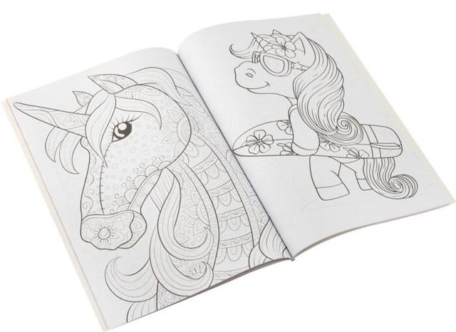 Grafix Enhörning målar- och aktivitetsbok
