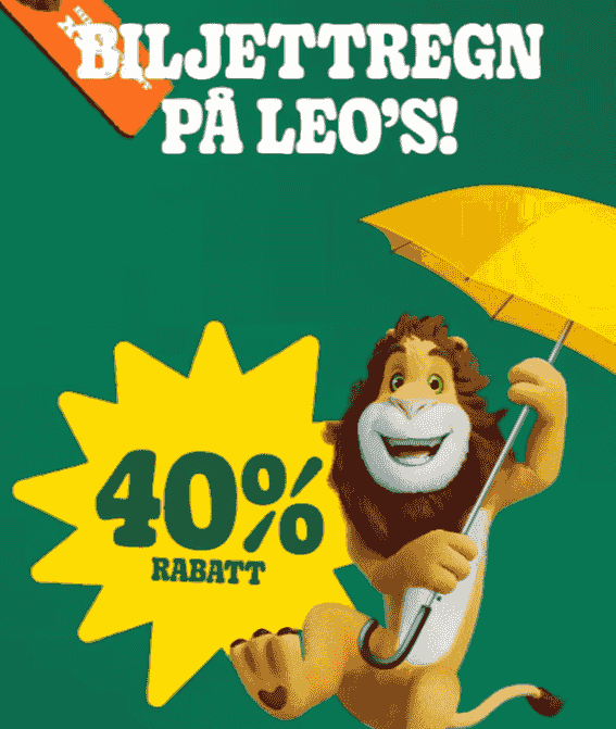 40 % rabatt på Leos Lekland