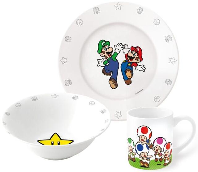 Nintendo Super Mario Keramikservis Set