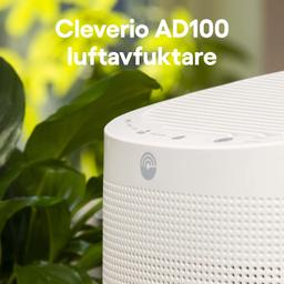 Cleverio AD100 Kompakt Luftavfuktare HEPA