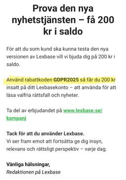 Prova den nya nyhetstjänsten – få 200 kr i saldo