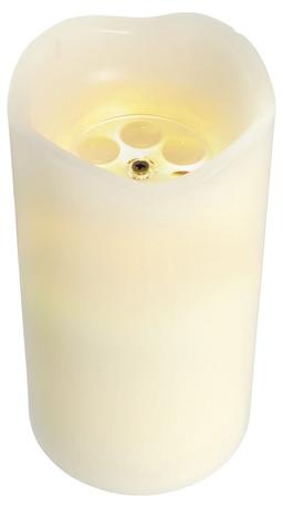 LED-vaxljus med stjärnprojektor 16 cm