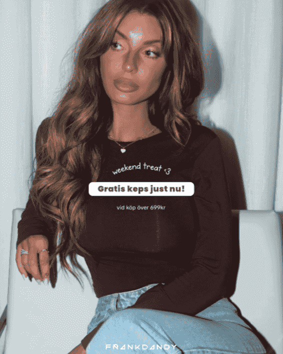 Gratis keps vid köp över 699 kr hos Frank Dandy