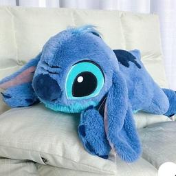 Jätte Stitch Plyschleksak Sovkudde 80cm