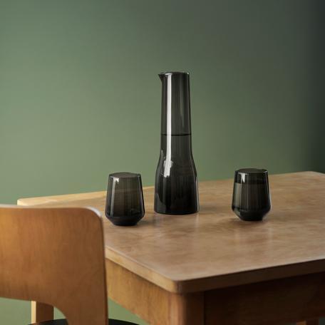 Orrefors Informal Karaff med Fat 100cl Svart