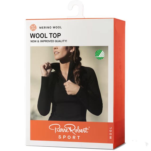 Damtröja Merinoull Svart Medium