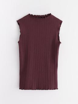 Elegant ärmlös damtopp