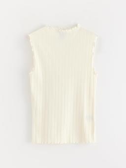 Elegant ärmlös damtopp
