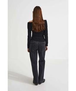 Debora Svart Elegant Damtop