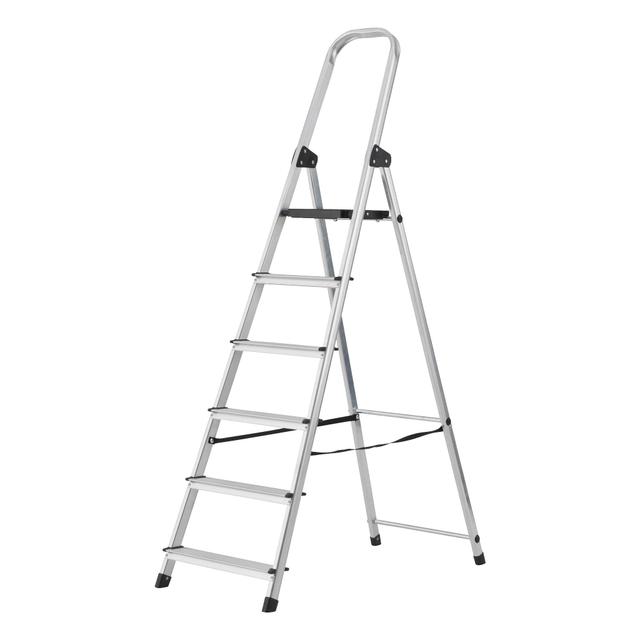 Trappstege i aluminium 182 cm.