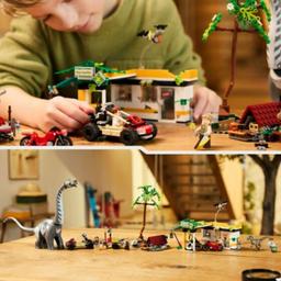 LEGO Jurassic World Raptor- och Titanosaurusuppdrag