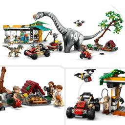 LEGO Jurassic World Raptor- och Titanosaurusuppdrag
