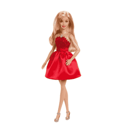 Barbie Fashionista Jubileumsdocka Rubinröd Edition