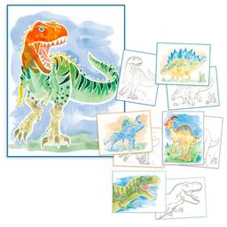 Dino World Color Me Up Paper Set