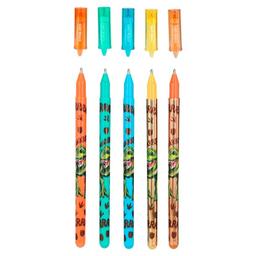 Dino World gelpennor set om 5