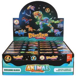Dinosaurieklossar Set med 12 Blandade