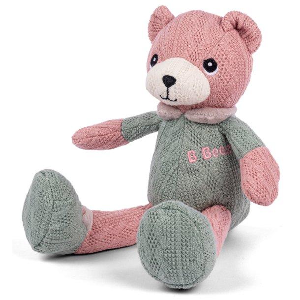 B Beez mjuk stickad söt nalle