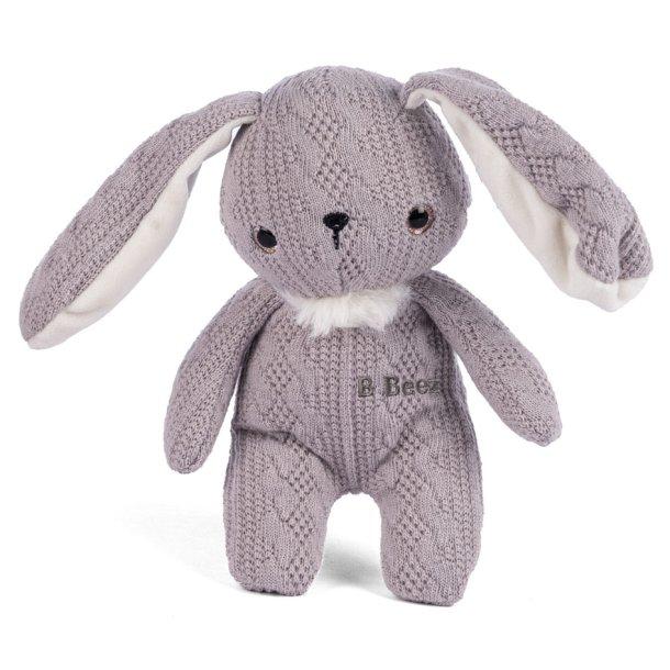 B Beez Grå Nalle 14 cm Babyleksak
