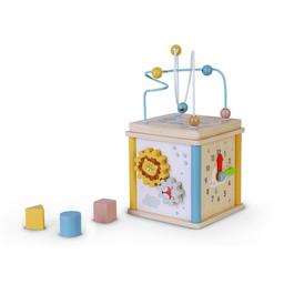 Wood Beez Trä Aktivitetskube för Barn