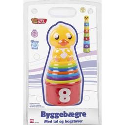 Baby Buddy byggkoppar med bokstäver