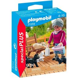 Playmobil 71172 Mormor med katter lekset