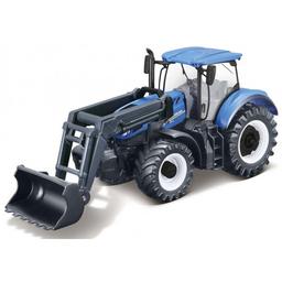 Burago New Holland Frontlastartraktor Modell