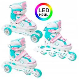 Raven LIA 3-i-1 rullskridskor med LED