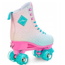 Raven Mides Rosa LED Rullskridskor