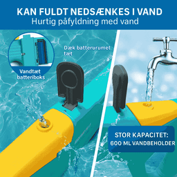 Laddningsbar elektrisk vattenpistol i hajdesign