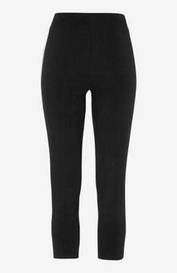 Caprileggings i Svart Stretchtyg