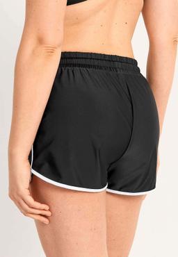 Klassiska Svarta Badshorts Herr