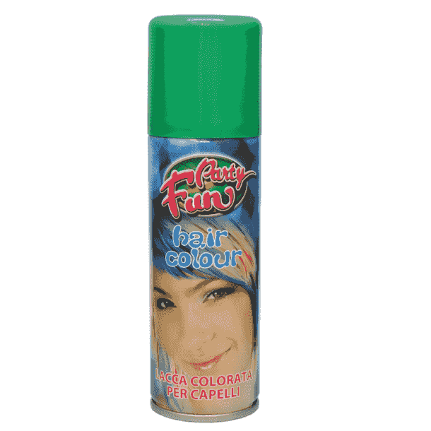Grönt Hårspray 125 ml Festfärg