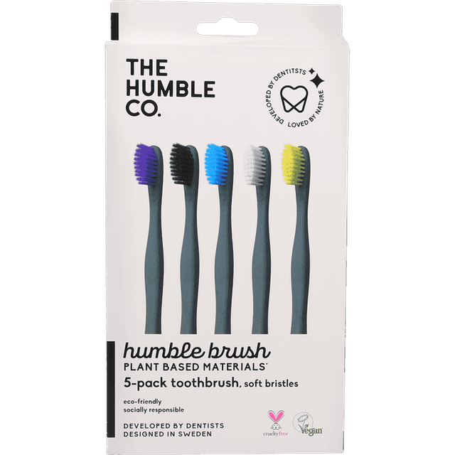 Tandborste Växtbaserad, 5-pack från The Humble Co.