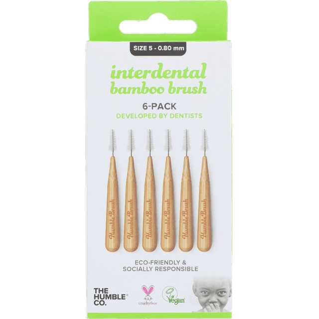 Interdental Bamboo Brush 6-pack från The Humble Co.