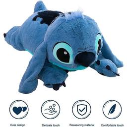 Söt Lila Stitch Plyschdocka 45cm
