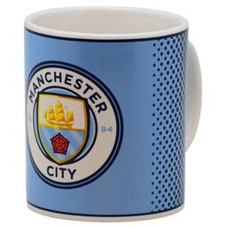 Manchester City keramisk mugg med logga