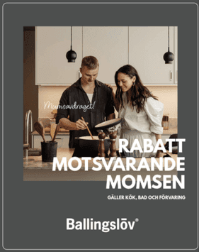 Rabatt motsvarande momsen på ditt köp hos Ballingslöv