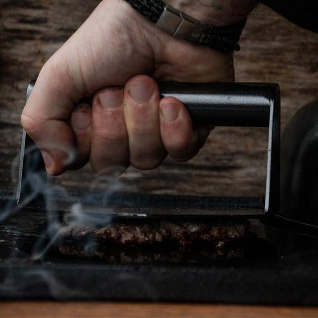 Satake Burgerpress i Rostfritt Stål 60% rabatt 