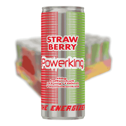 Powerking Hallon Sockerfri Energidryck 24x25cl