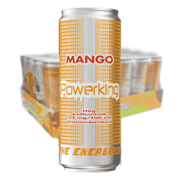 Powerking Hallon Sockerfri Energidryck 24x25cl